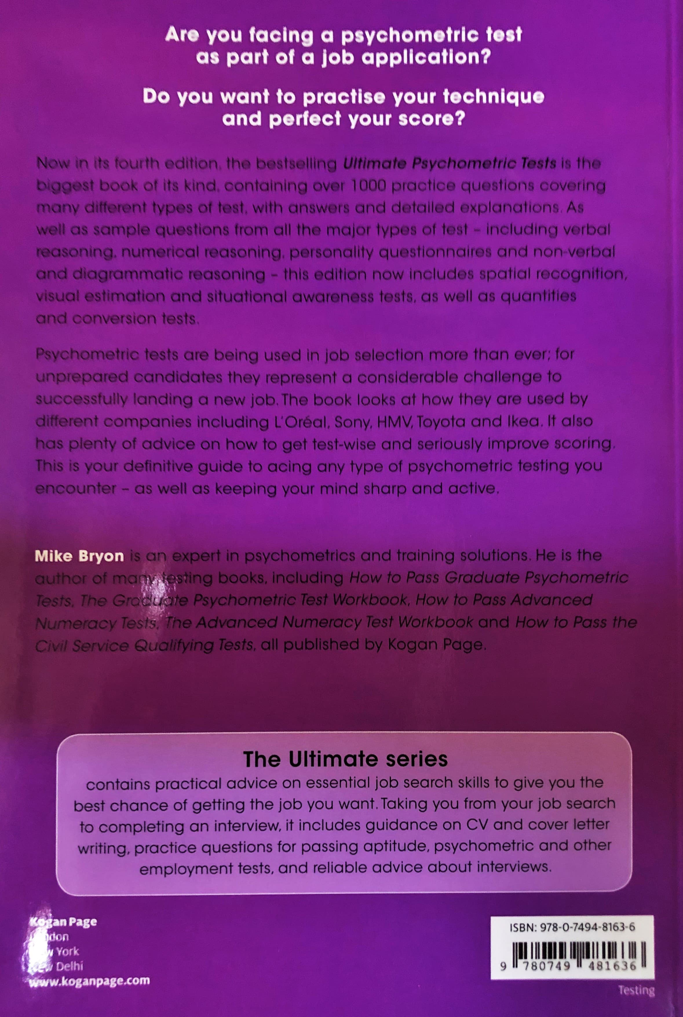 Ultimate Psychometric Tests — image 2
