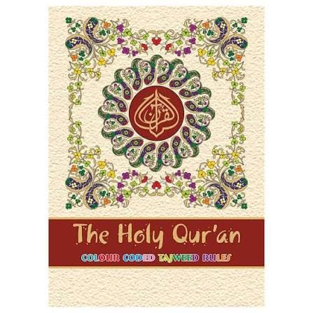 The Holy Quran Colour Coded Tajweed Rules (Ref.126)
