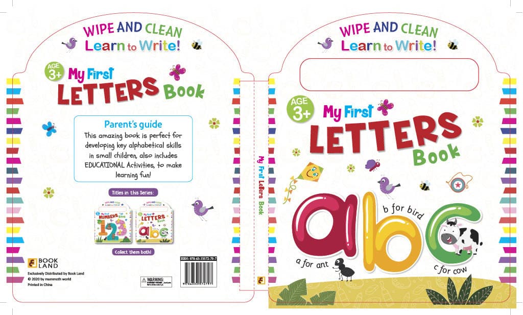 Wipe & Clean My First Letters Book