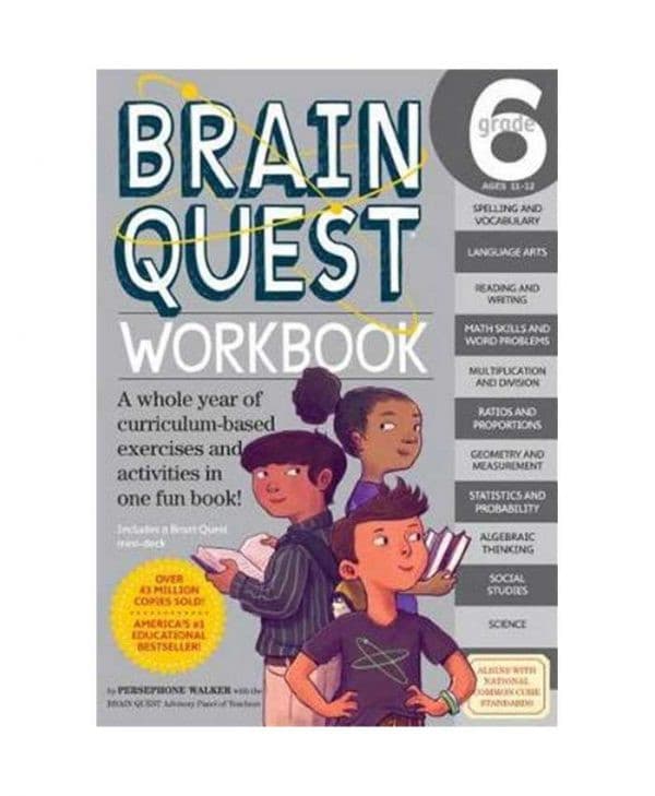BRAIN QUEST WORKBOOK: GRADE 6 — image 1