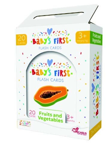 Fruits & Vegtables - Babys First Flash Cards