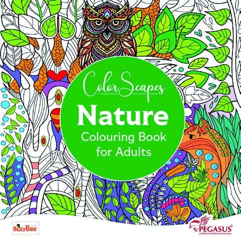 Color Scapes Nature Colouring Book For Adult