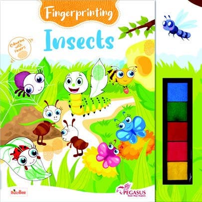 Activity & Colouring - Insects (Book + Ink Pad)