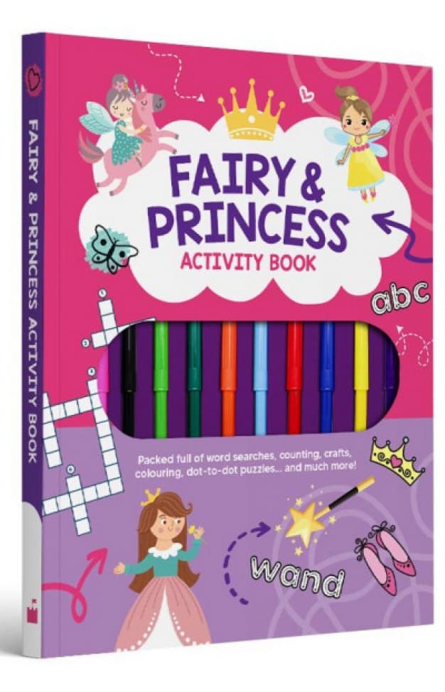 Activity 10-Pen Pad: Fairy & Princess Activity Book