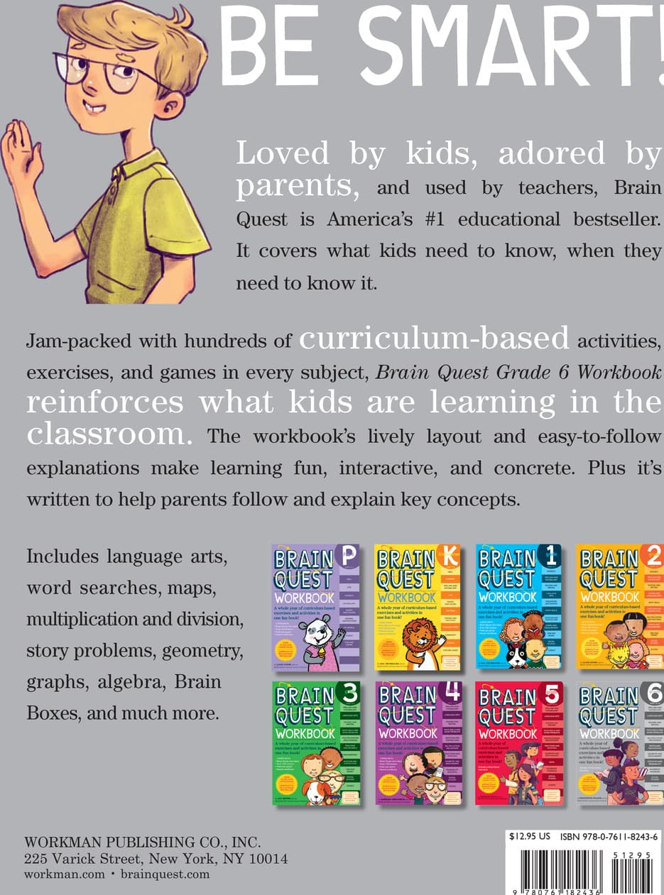 BRAIN QUEST WORKBOOK: GRADE 6 — image 2