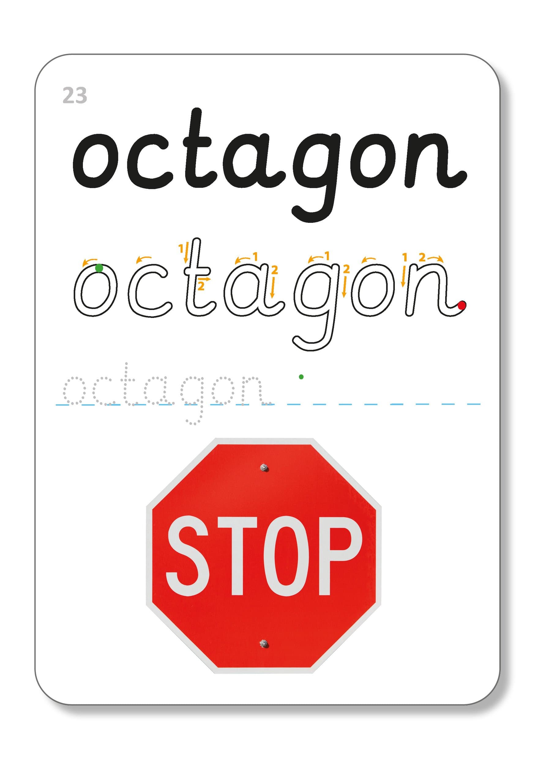 Colors & Shapes In English - Write & Wipe Flash Cards — image 4