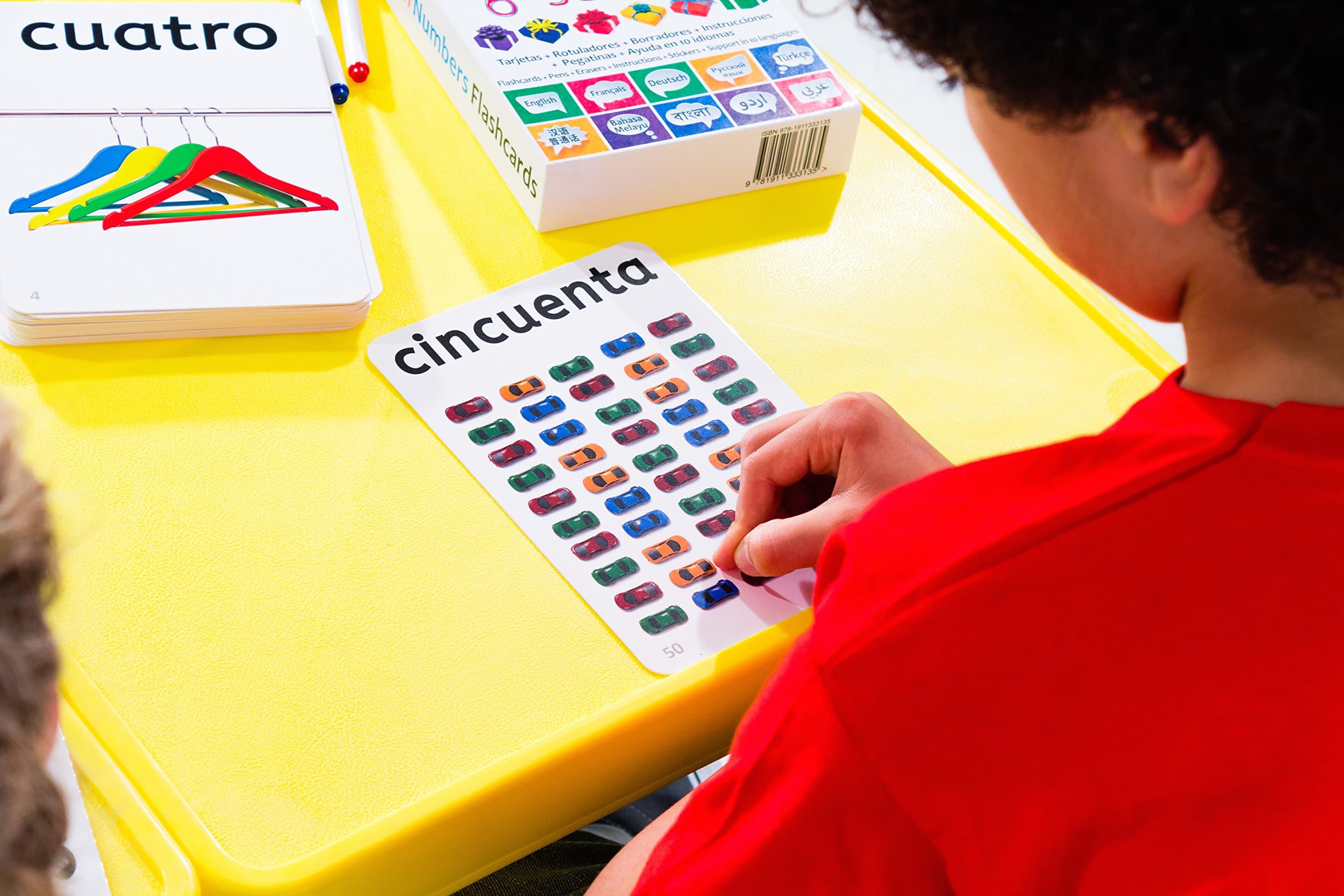 Numbers In Spanish- Write & Wipe Flash Cards — image 2