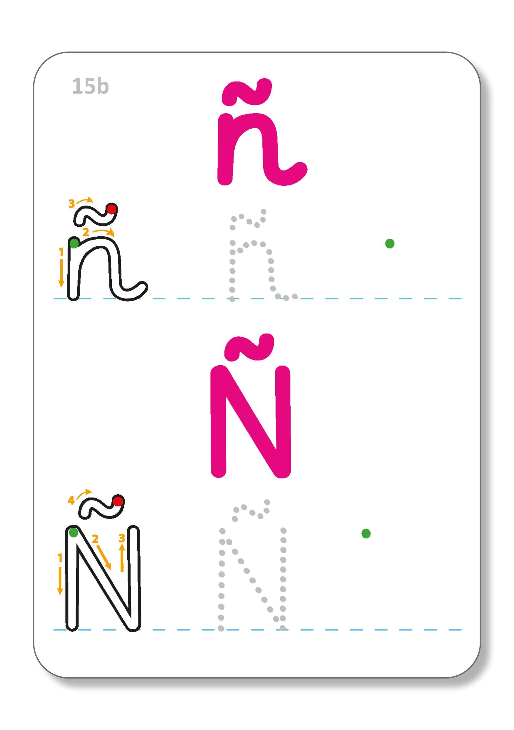 Spanish Alphabet - Write & Wipe Flash Cards — image 3