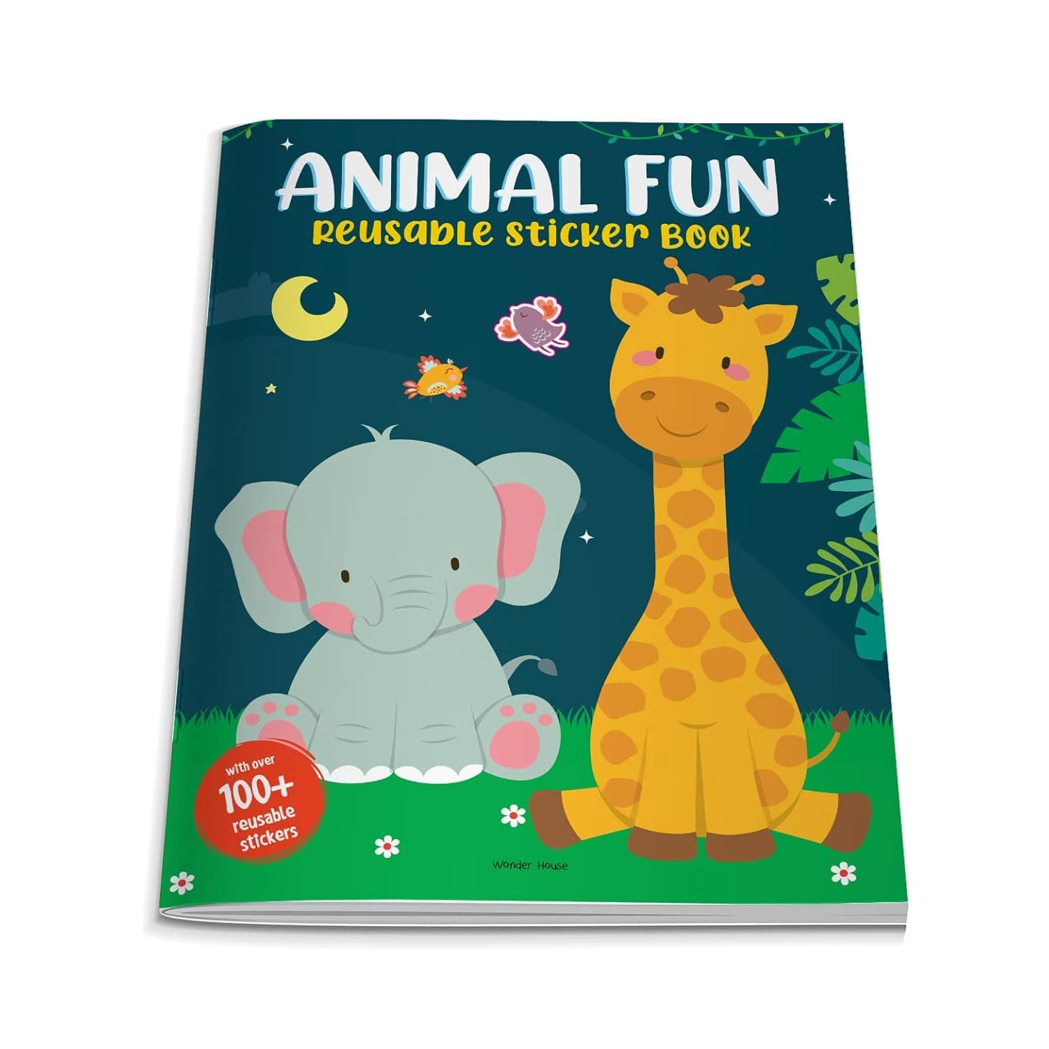 Animal fun Reusable sticker Book