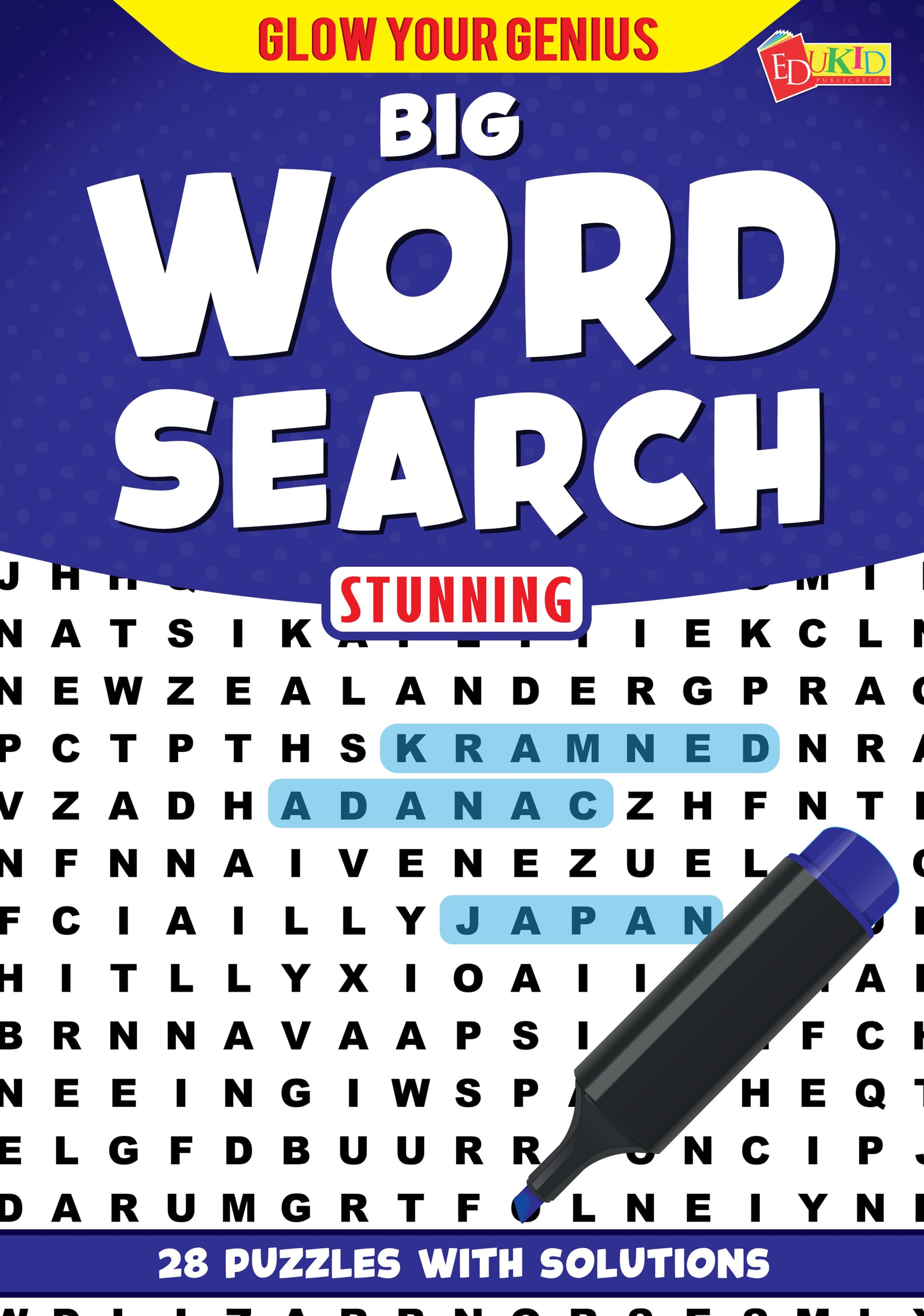 Glow Your Genius - Big Word Search Stunning