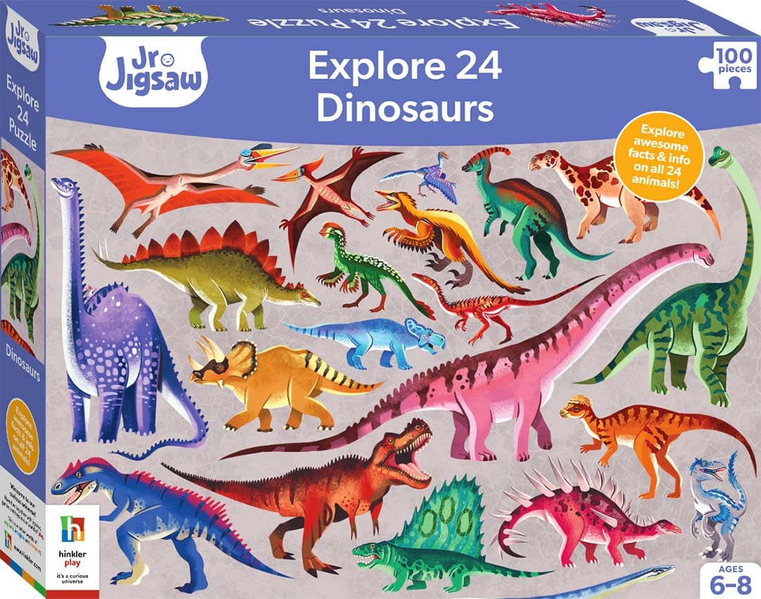 100 PIECE JIGSAW DINOSAURS