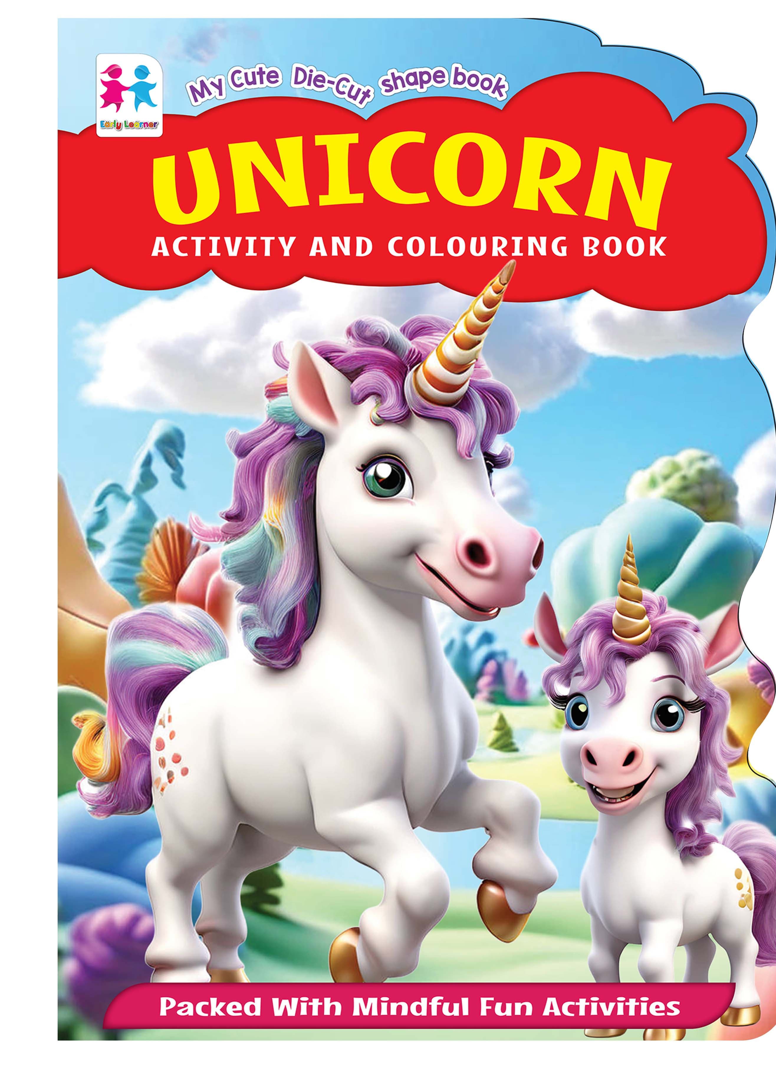 My Cute Die-Cut Shape Book - Unicorn