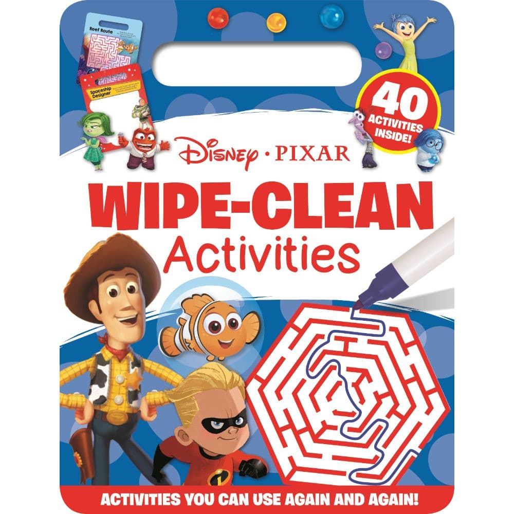 Disney Pixar: Wipe-clean Activities