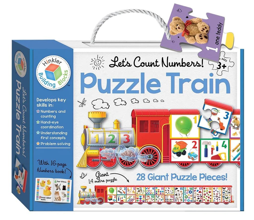 BUILDING BLOCKS PUZZLE TRAIN: 123