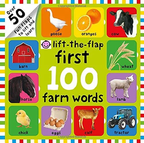 Lift-The-Flap First 100 Farm Words