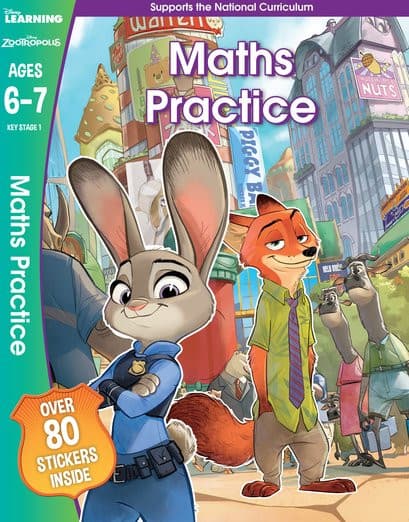 Disney Learning Zootropolis Maths Practice Ages 6 7