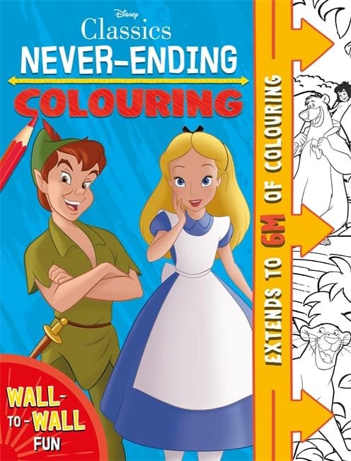 Disney Classics Never - Ending Colouring Book