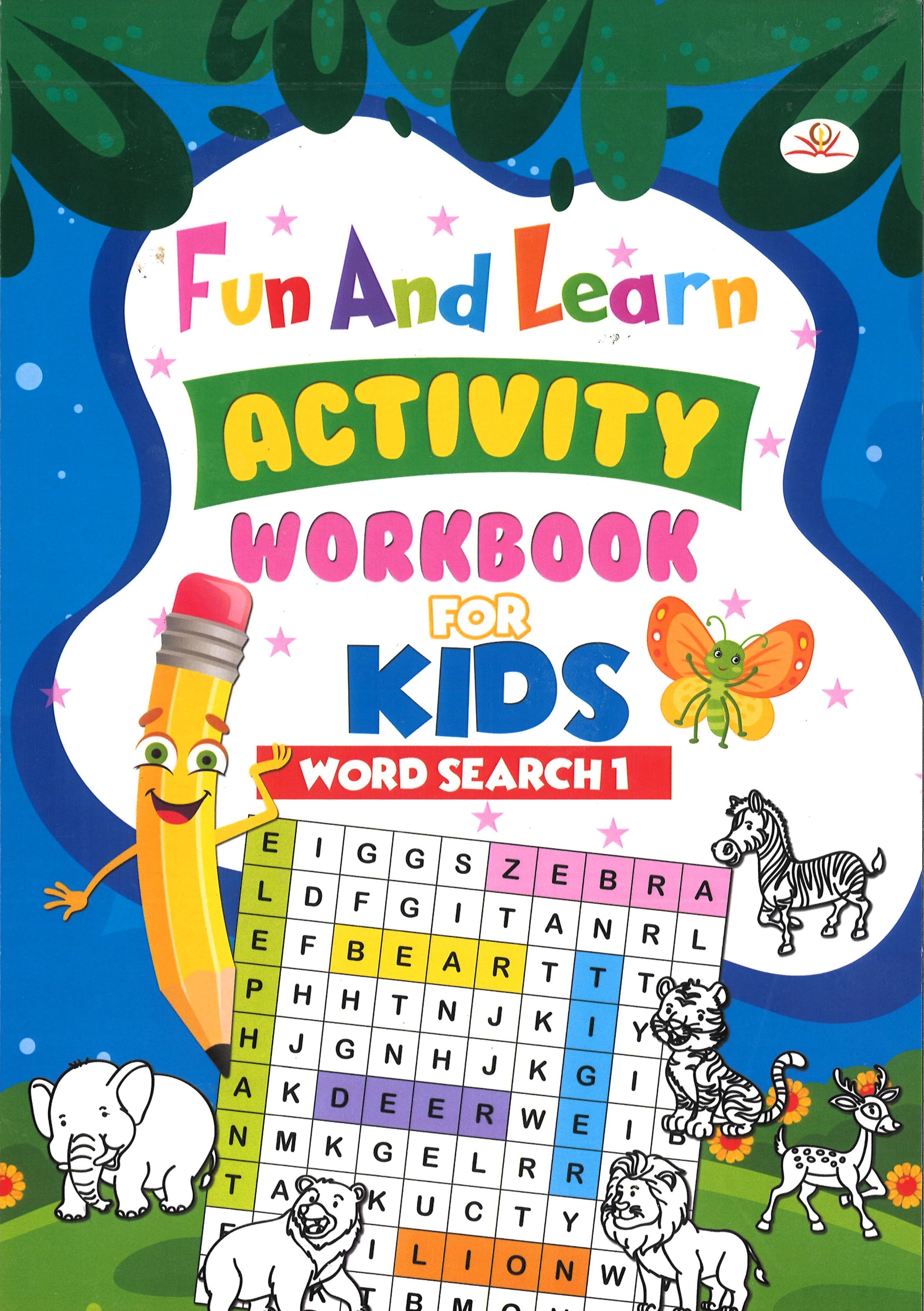 Fun And Learn Activity WorkBOOK For Kids Word Search 1