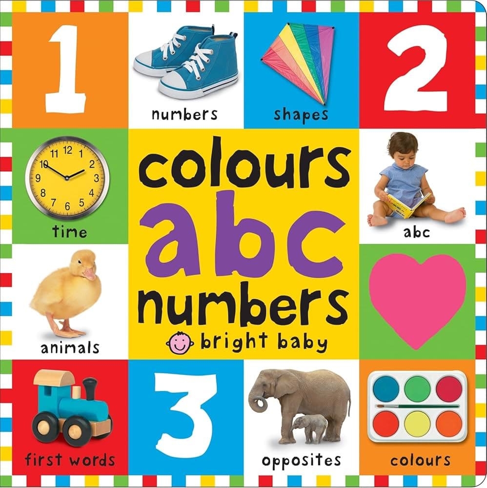 First 100 Colours,ABC,Numbers