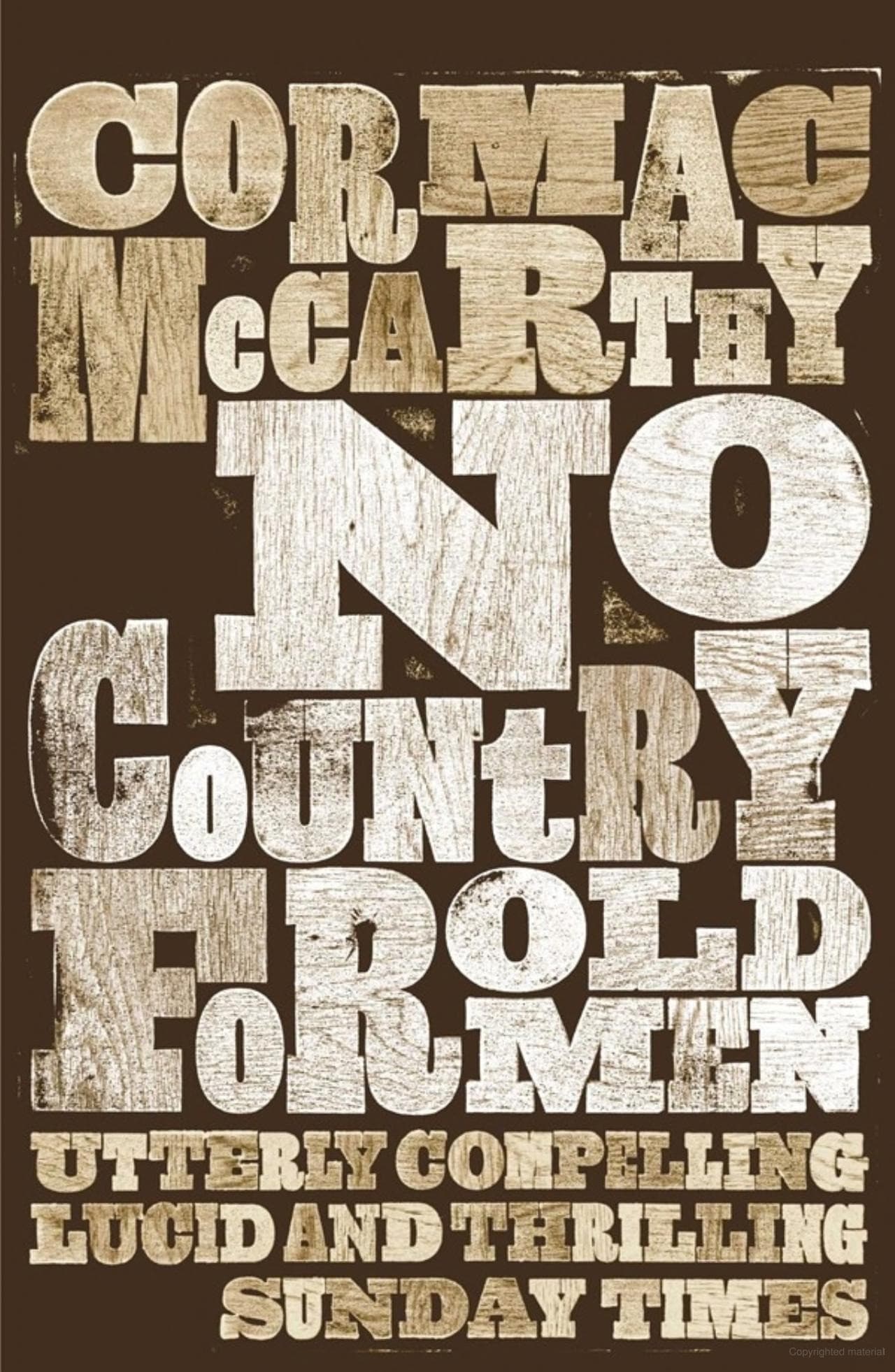 McCarthy No Country For Old Men