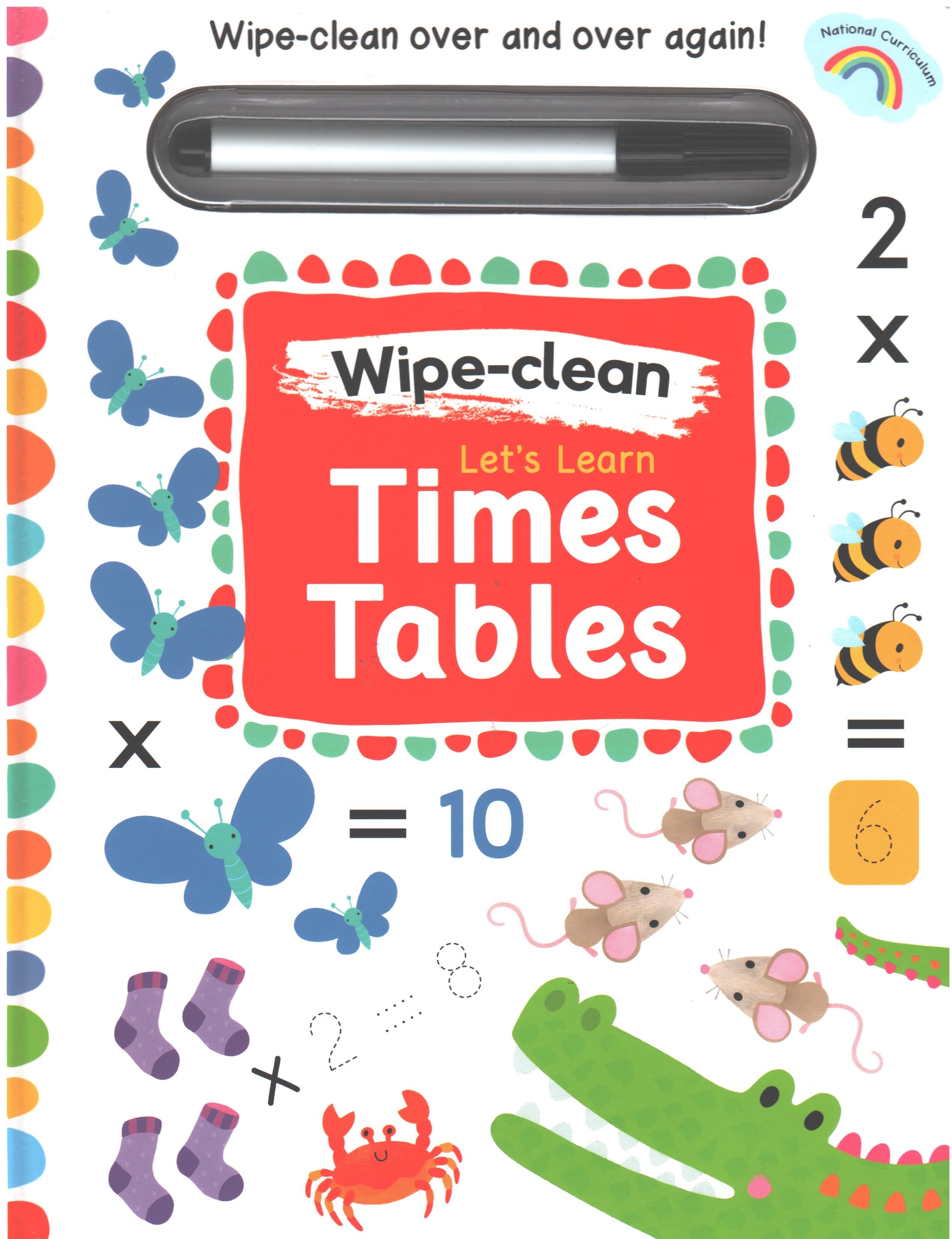 Wipe Clean Lets Learn Times Tables