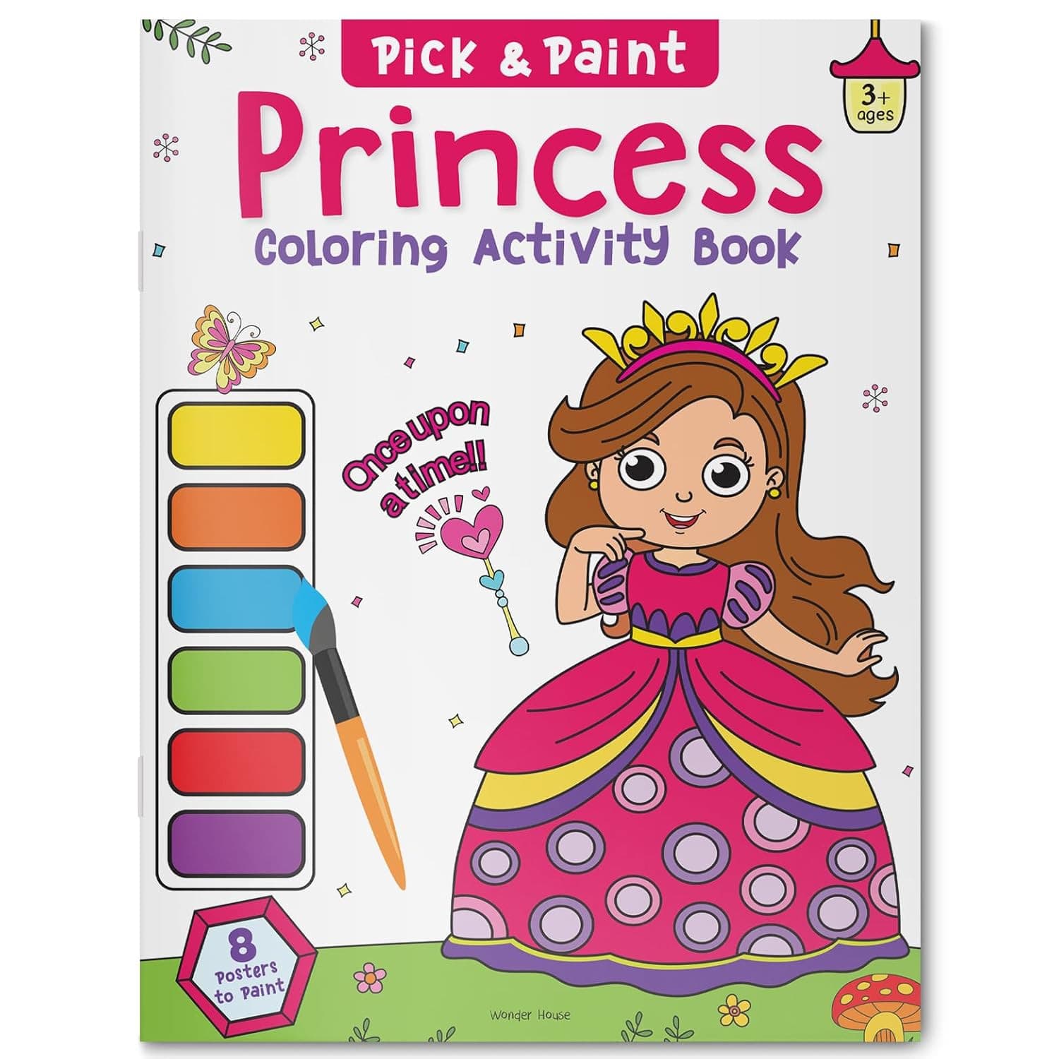 Pick and Paint Coloring Activity Kids Princess