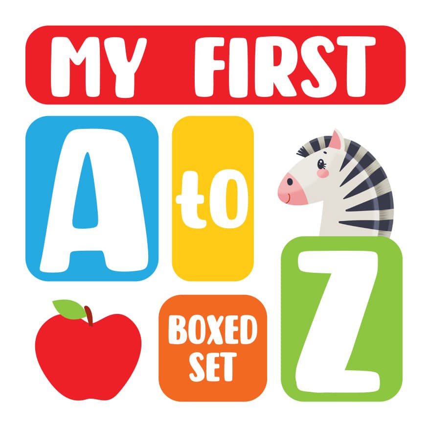 My first A to Z Boxed Set of 5 books (Mini Board Books)