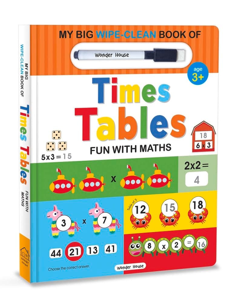 My Big Wipe And Clean Book of Times Tables