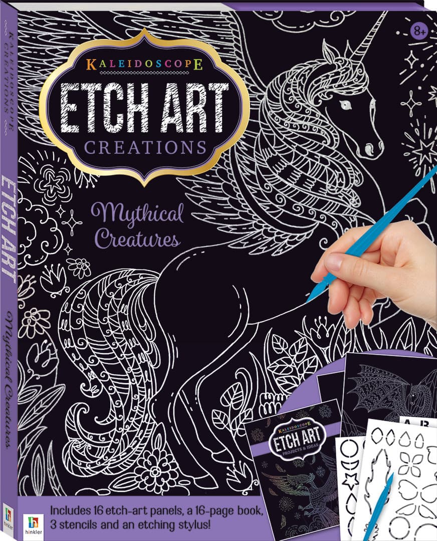 ETCH ART MYTHICAL CREATURES