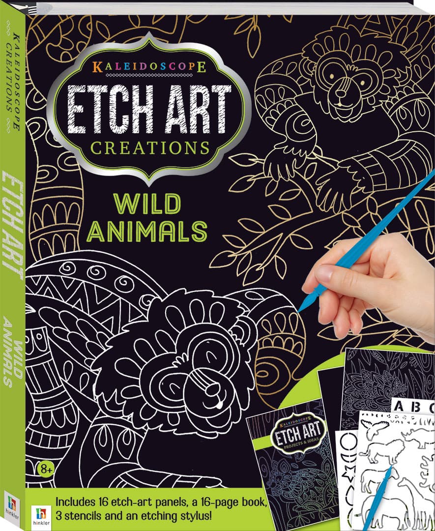 ETCH ART WILD ANIMALS
