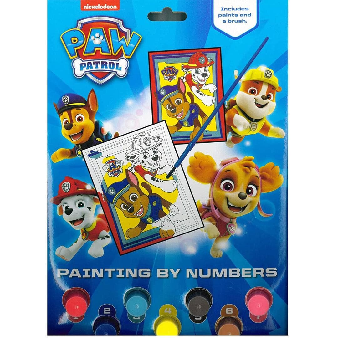Paw Patrol Painting By Numbers