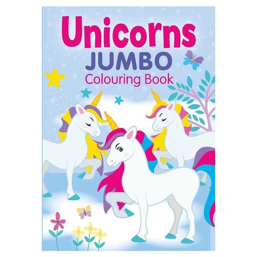 Unicorns Jumbo Colouring Book