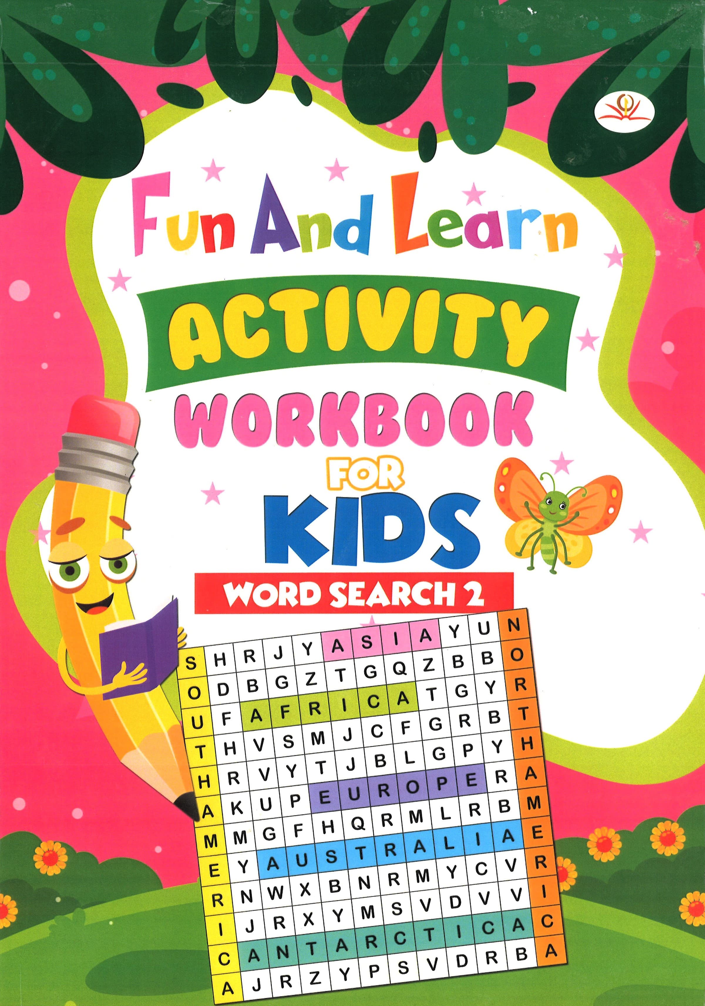 Fun And Learn Activity WorkBOOK For Kids Word Search 2