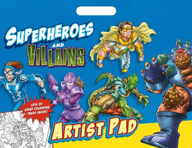 Z - Superheroes Artist Pad