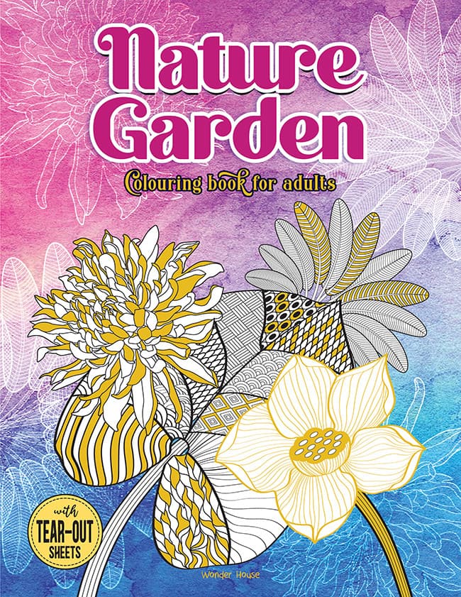 Nature Garden Coloring Book for Adults