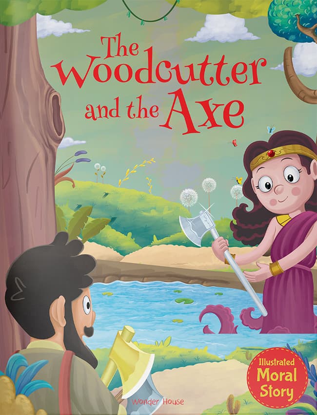The Woodcutter and the Axe - Illustrated Moral Story for Children