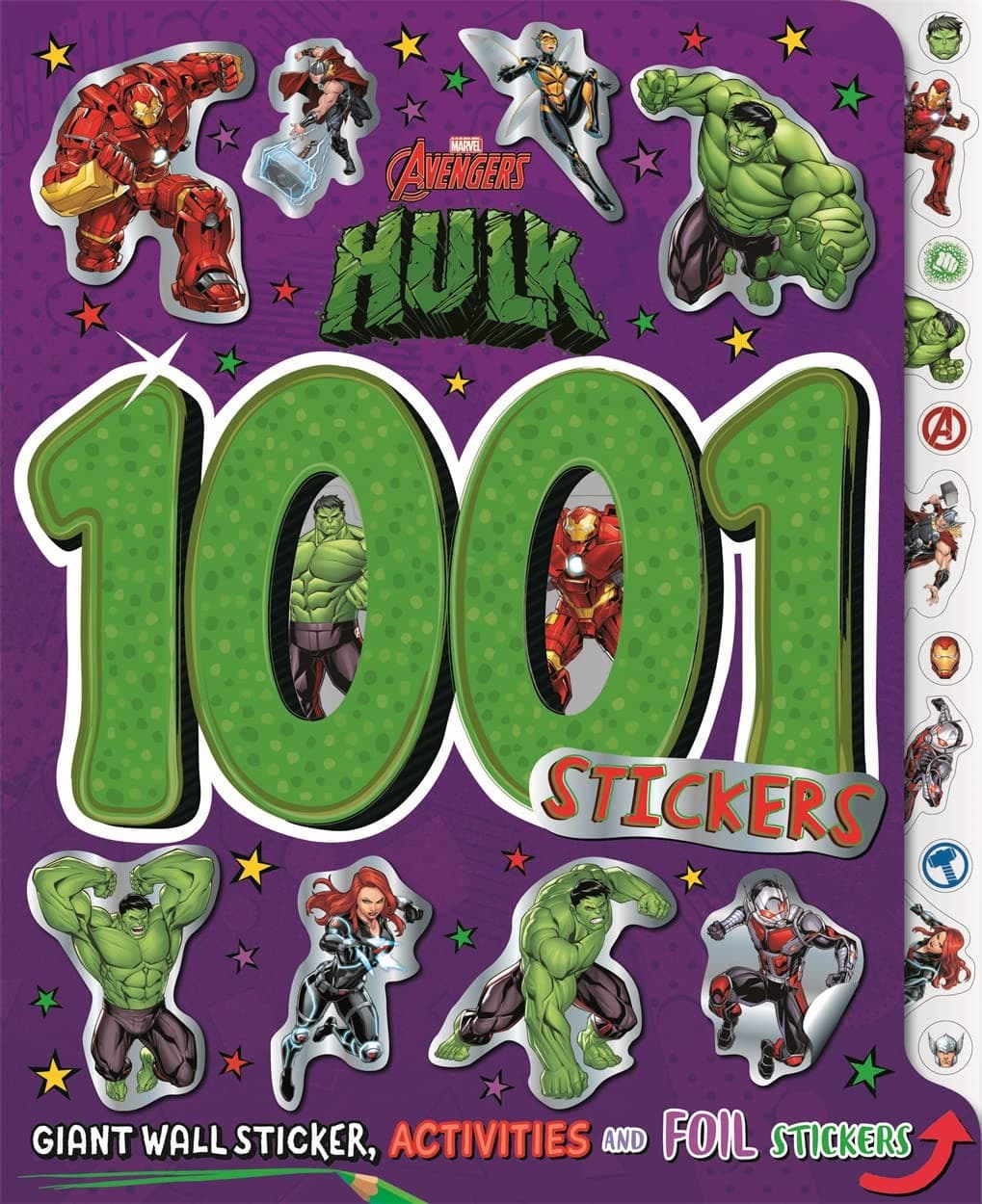 Marvel Avengers Hulk 1001 Stickers