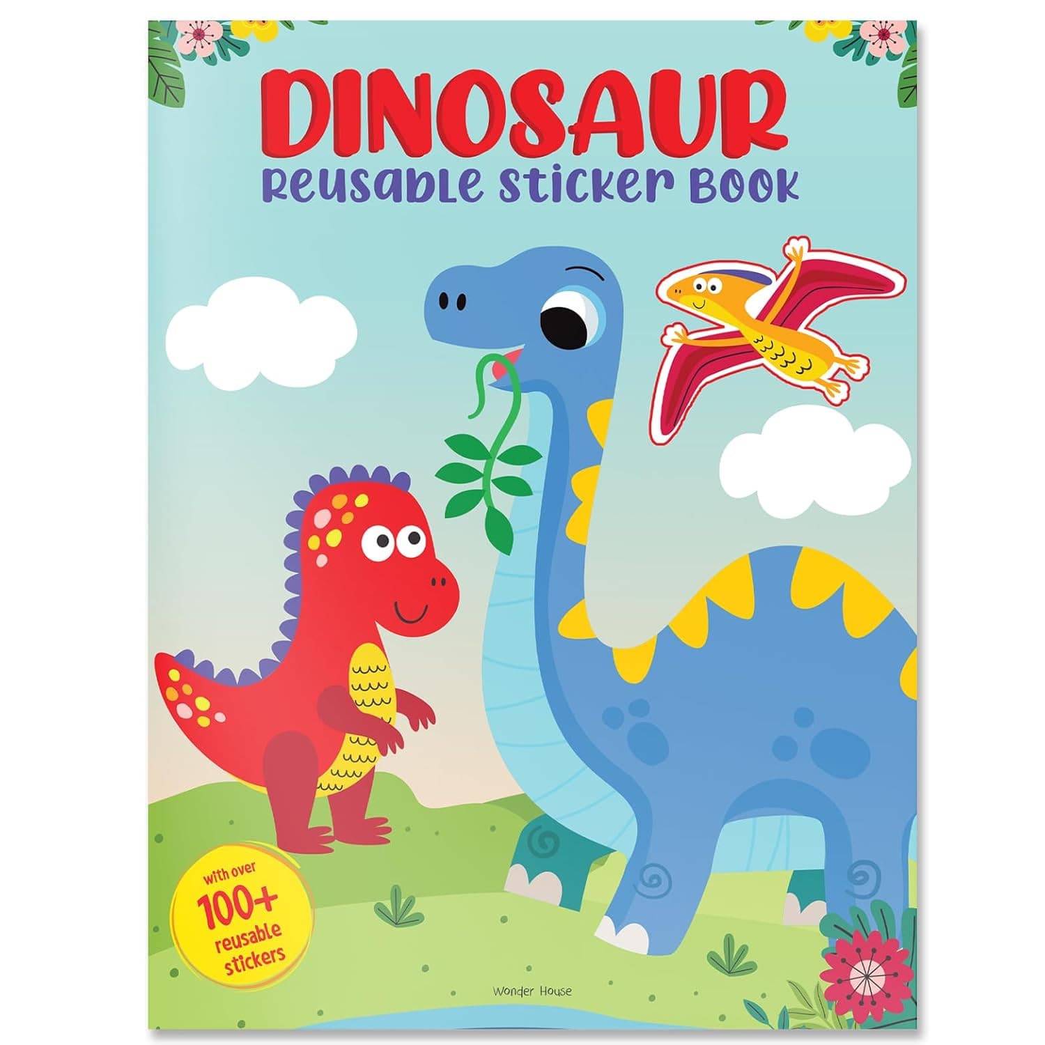Dinosaur World Reusable sticker Book