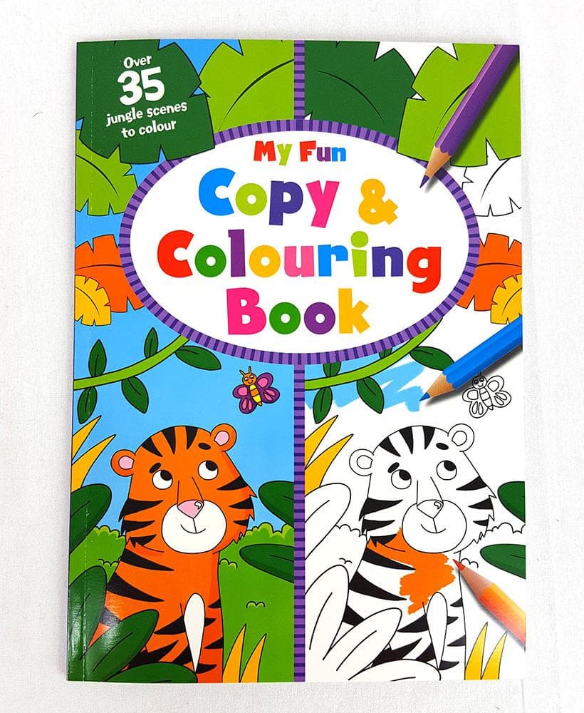 My Fun Copy & Colouring Book