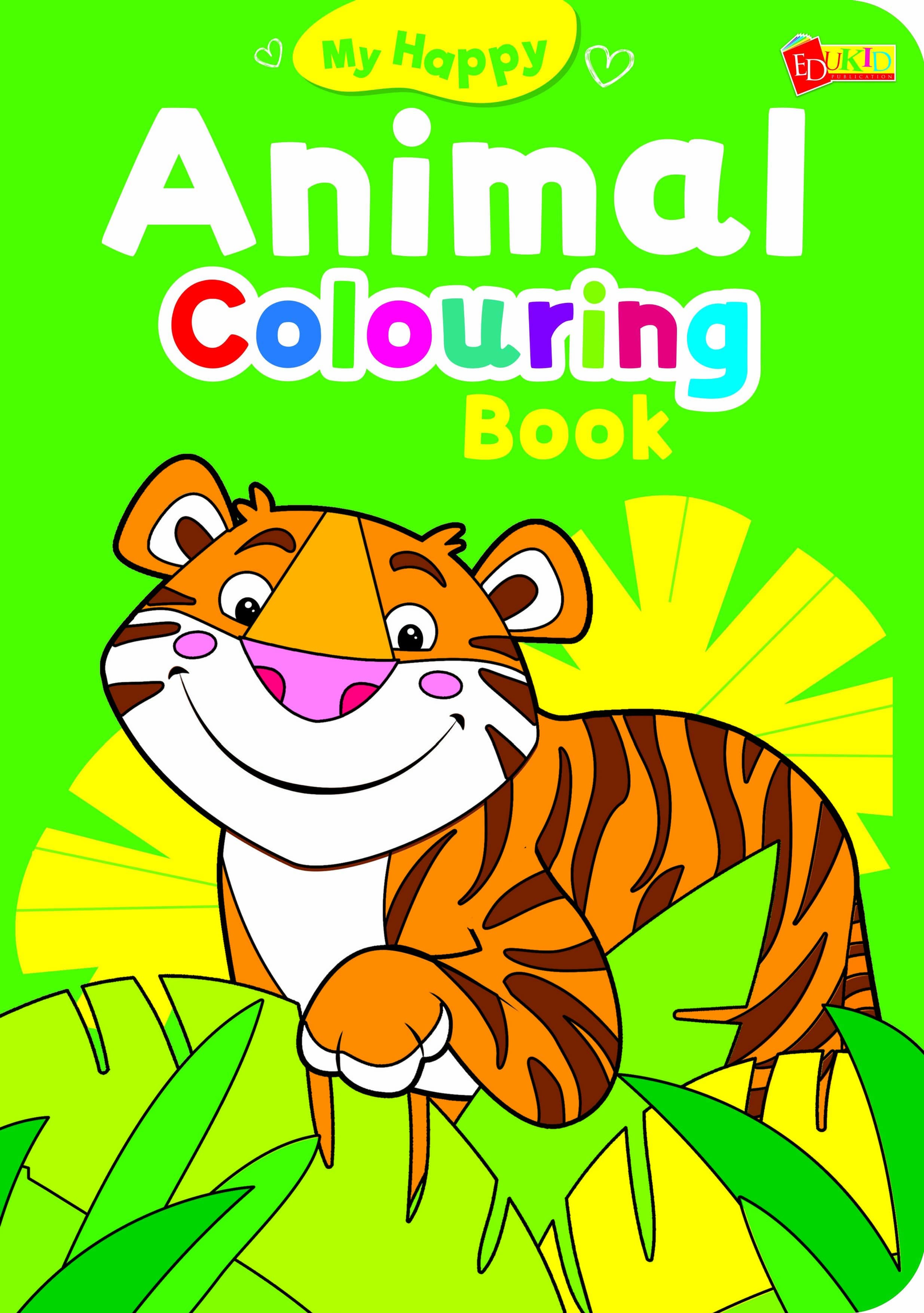 My Happy Animal Colouring Book